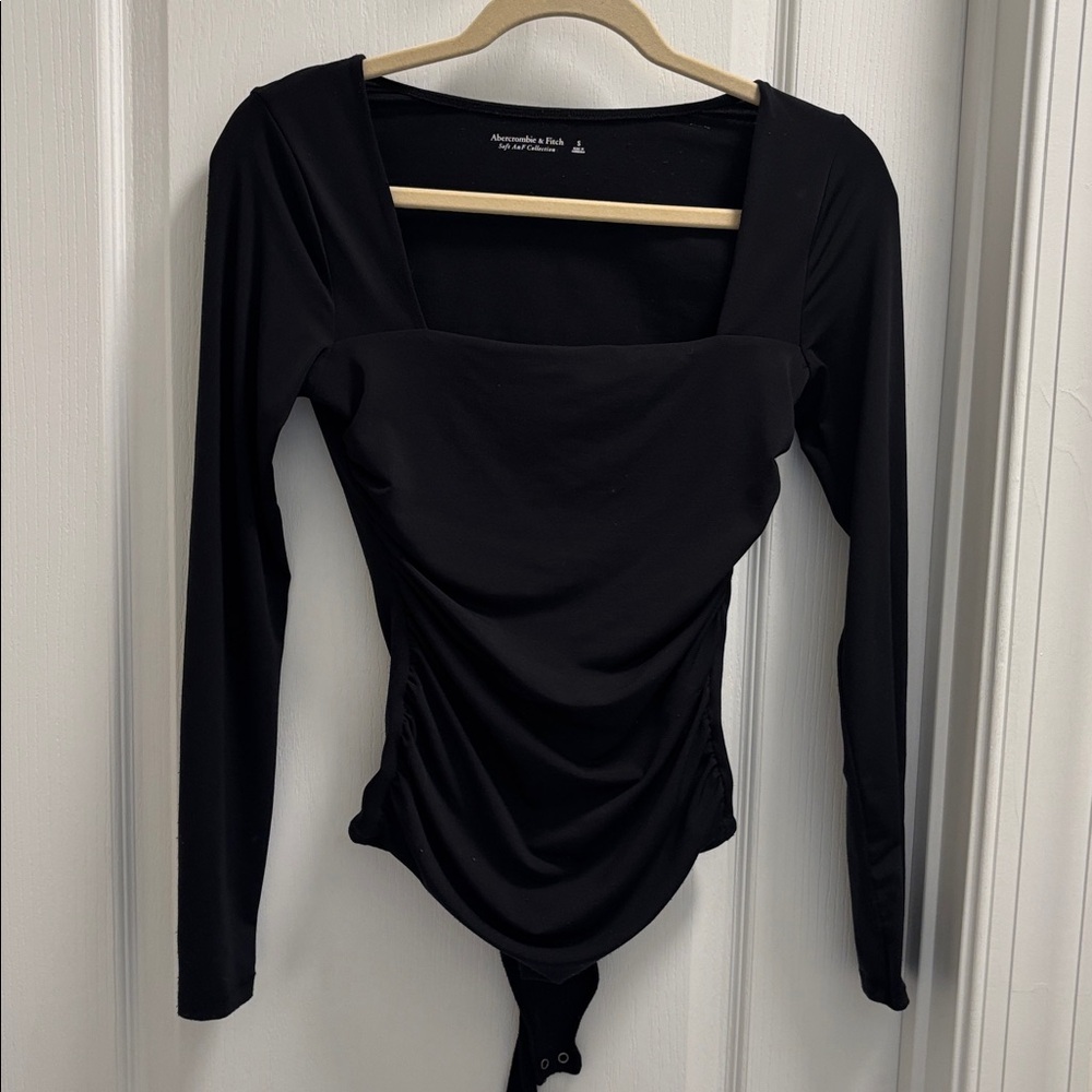 Abercrombie & Fitch Black Soft Collection bodysuit